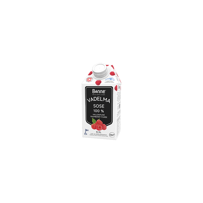 PUREE MALINOWE PREMIUM 100% (500 ML)