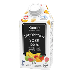PUREE OWOCE TROPIKALNE PREMIUM 100% (500 ML)