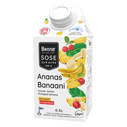 PUREE ANANAS BANAN I ACEROLA PREMIUM 100% (500 ML)