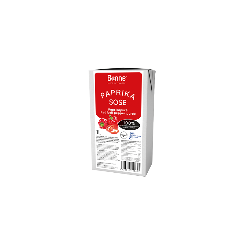 PUREE Z CZERWONEJ PAPRYKI 100% (1 L)